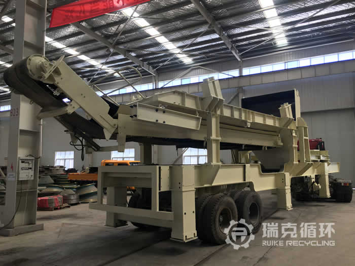 200噸輪胎移動破碎站