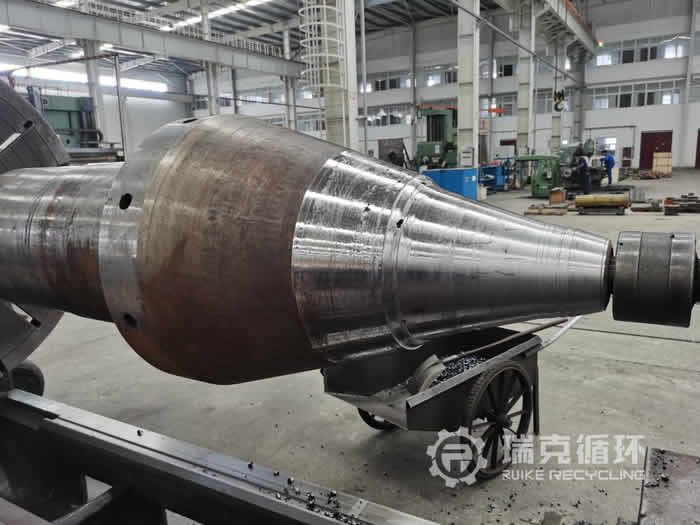 碾壓輥激光熔覆修復錐面